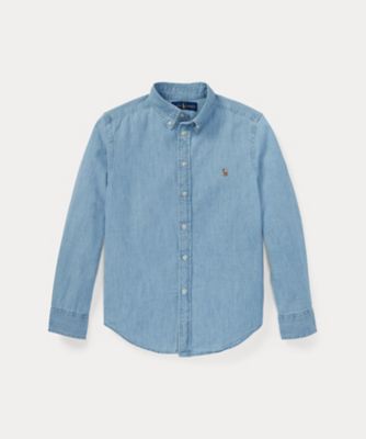 ＜POLO RALPH LAUREN CHILDRENS WEAR ＞コットン　シャンブレー　シャツ　ＣＷＰＯＷＯＶＹ６８２００５９