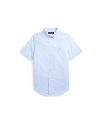 POLO RALPH LAUREN CHILDRENS WEAR /ポロ ラルフ ローレン チルドレンズウェア ストライプド シアサッカー ショートスリーブ シャツ