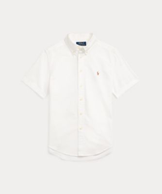 ＜POLO RALPH LAUREN CHILDRENS WEAR ＞コットン　オックスフォード　ショートスリーブ　シャツ　ＣＷＰＯＷＯＶＹ６８２０３５７