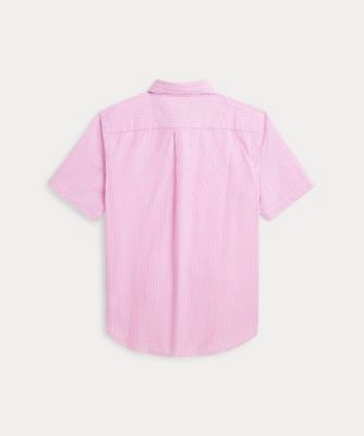 ストライプド シアサッカー ショートスリーブ シャツ | POLO