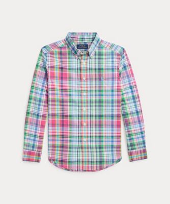 POLO RALPH LAUREN CHILDRENS WEAR /ポロ ラルフ ローレン チルドレンズウェア プラッド コットン ポプリン シャツ CWPOWOVY6820566