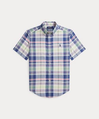 POLO RALPH LAUREN CHILDRENS WEAR /ポロ ラルフ ローレン チルドレンズウェア コットン マドラス ショートスリーブ シャツ CWPOWOVY6820567