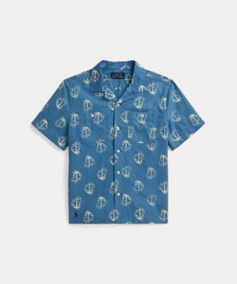 ＜POLO RALPH LAUREN CHILDRENS WEAR ＞アンカープリント　コットン　オックスフォード　シャツ　ＣＷＰＯＷＯＶＹ６８２０６７４