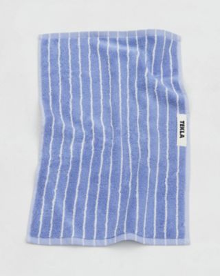 ゲストタオル　３０×５０ｃｍ　Ｃｌｅａｒ　Ｂｌｕｅ　Ｓｔｒｉｐｅｓ