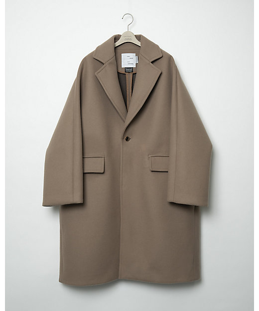  ガンリュウ チェスターコート Vintage modern Chesterfield coat 23W-19-Fu10-Co-01 BEIGE