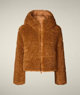 【送料無料】SAVE THE DUCK (Women/Baby & Kids)/セーブ・ザ・ダック DADA D32369WCURL TOFEE BROWN アウター【三越伊勢丹/公式】