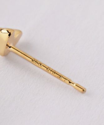 美品　シエナロゼ　SIENA ROSEK10YG ハートピアス　アガット　ete 美品 シエナロゼ SIENA ROSEK10YG ハートピアス アガット ete