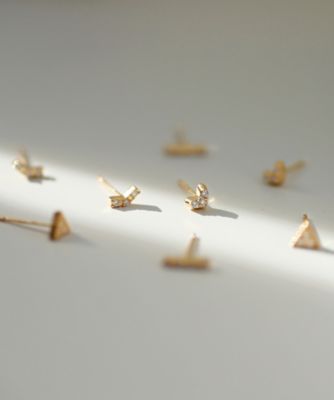 美品　シエナロゼ　SIENA ROSEK10YG ハートピアス　アガット　ete 美品 シエナロゼ SIENA ROSEK10YG ハートピアス アガット ete