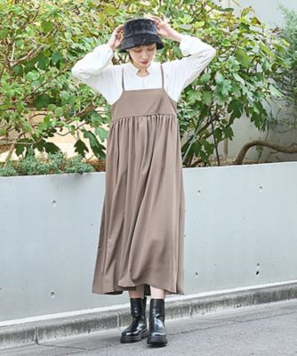 AS KNOW AS de base (Women) /アズ ノゥ アズ ドゥ バズ ギャザっとキャミＯＰ　ＤＧ３１２５