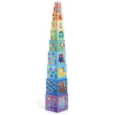 ＜DJECO (Baby&Kids)＞１０レインボーブロックス