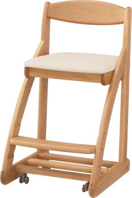 浜本工芸 (Baby & Kids)/ハマモトコウゲイ デスクチェア DSC-2304 ナチュラルオーク ホワイト 机・デスク【三越伊勢丹/公式】