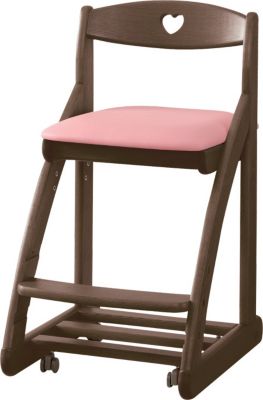 浜本工芸 (Baby & Kids)/ハマモトコウゲイ デスクチェア DSC-2508 カフェオーク ピンク 机・デスク【三越伊勢丹/公式】