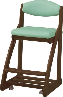 浜本工芸 (Baby & Kids)/ハマモトコウゲイ デスクチェア DSC-2808 カフェオーク グリーン 机・デスク【三越伊勢丹/公式】