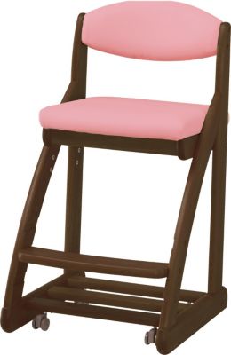 浜本工芸 (Baby & Kids)/ハマモトコウゲイ デスクチェア DSC-2808 カフェオーク ピンク 机・デスク【三越伊勢丹/公式】