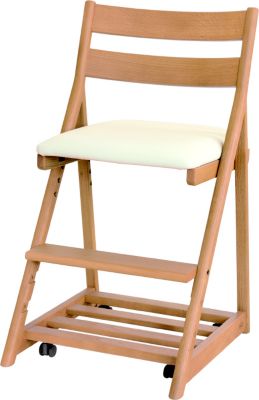 浜本工芸 (Baby & Kids)/ハマモトコウゲイ デスクチェア DSC-3304 ナチュラルオーク ホワイト 机・デスク【三越伊勢丹/公式】