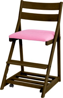 浜本工芸 (Baby & Kids)/ハマモトコウゲイ デスクチェア DSC-3308 カフェオーク ピンク 机・デスク【三越伊勢丹/公式】