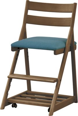 浜本工芸 (Baby & Kids)/ハマモトコウゲイ デスクチェア DSC-3308 カフェオーク スタイリスグリーン 机・デスク【三越伊勢丹/公式】