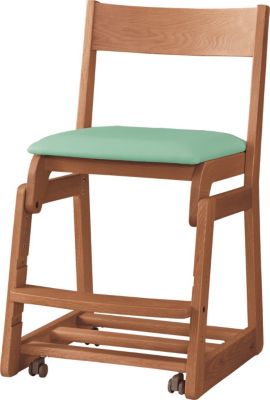 受注商品】デスクチェア DSC－5300 ダークオーク ブルー