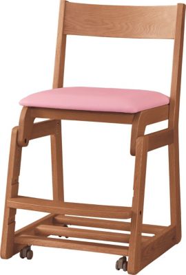 浜本工芸 (Baby & Kids)/ハマモトコウゲイ デスクチェア DSC-5300 ダークオーク ブルー ピンク 机・デスク【三越伊勢丹/公式】