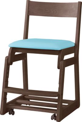 浜本工芸 (Baby&Kids)/ハマモトコウゲイ 【受注商品】デスクチェア DSC-5308 カフェオーク ブルー