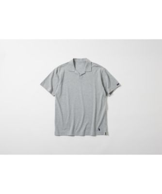 メッシュピケ ジョニーカラーショートスリーブシャツ RM8ーD203