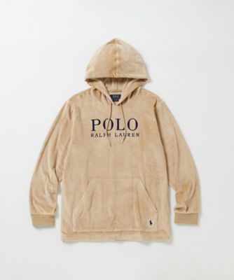 POLO RALPH LAUREN (Men)/ポロ ラルフ ローレン 【送料無料】ブラッシュドベロアロングスリーブフーディー　ＲＭ８ーＣ００７