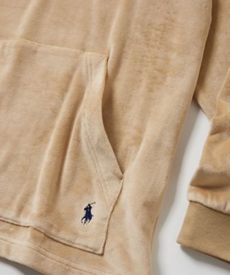 ブラッシュドベロアロングスリーブフーディー RM8ーC007 | POLO