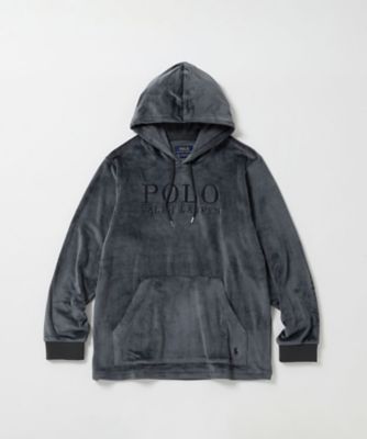 ブラッシュドベロアロングスリーブフーディー RM8ーC007 | POLO