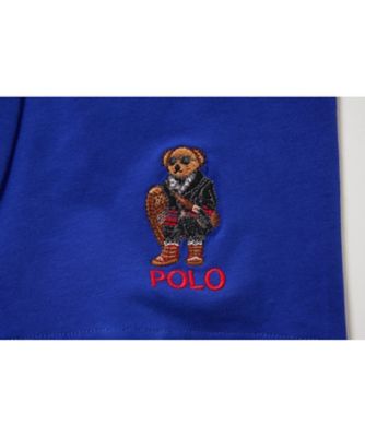 ショートボクサーブリーフ 前閉じ ホリデーベア刺繍 RM3ー