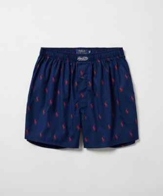 新品未使用✨Ralph Lauren トランクス 4L 4枚セット トランクス 前開き オールオーバーPPプリント RM4ー