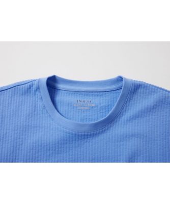 ニットシアサッカー クルーネックショートスリーブシャツ RM8ー 