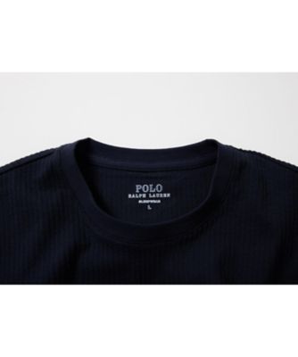 ニットシアサッカー クルーネックショートスリーブシャツ RM8ー