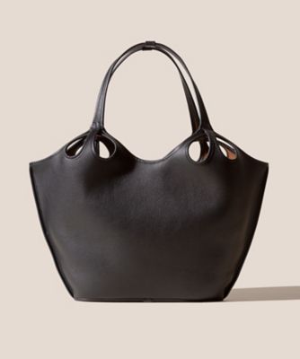 HEREU (Women)/ヘリュー Escala Grainy Leather ESCSUWBA25 Black 旅行用かばん・バッグ【三越伊勢丹/公式】