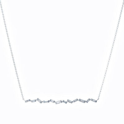 ＜三越伊勢丹/公式＞ YON/ヨン Essence Baguette Range Necklace 0．24ct white gold ネックレス【三越伊勢丹/公式】