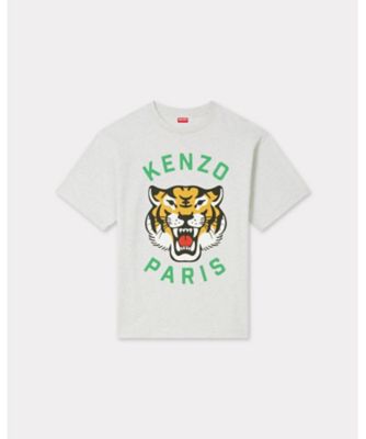 Ｌｕｃｋｙ Ｔｉｇｅｒ' オーバーサイズ Ｔシャツ ユニセックス ＦＥ６８ＴＳ００９４ＳＧ | KENZO (Women/Men)/ケンゾー |  三越伊勢丹オンラインストア・通販【公式】