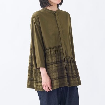 春グランマ センタープレスタックストレートパンツ | GRANDMA MAMA DAUGHTER