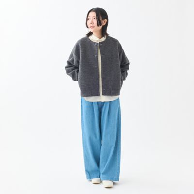 スライバーノーカラーブルゾン | GRANDMA MAMA DAUGHTER (Women