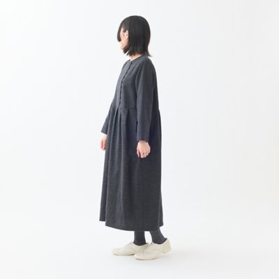コットンウールループボタンワンピース | GRANDMA MAMA DAUGHTER