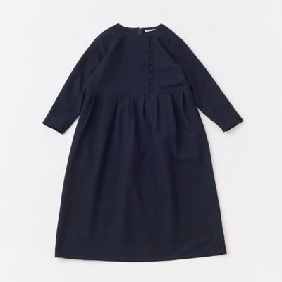 コットンウールループボタンワンピース | GRANDMA MAMA DAUGHTER