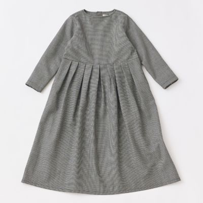 ウールチェックウエストタックワンピース | GRANDMA MAMA DAUGHTER