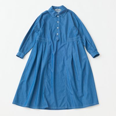 4OZデニムラウンドカラーワンピース | GRANDMA MAMA DAUGHTER