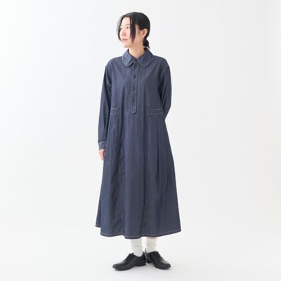 4OZデニムラウンドカラーワンピース | GRANDMA MAMA DAUGHTER
