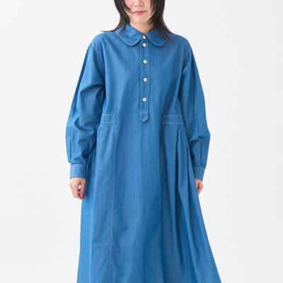 4OZデニムラウンドカラーワンピース | GRANDMA MAMA DAUGHTER