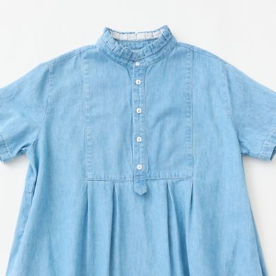 grandmaさま専用 6ozデニムタックフリルワンピース | GRANDMA MAMA DAUGHTER (Women