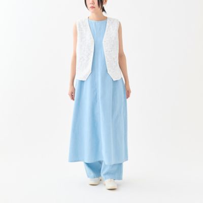 5．5ozデニムノースリーブワンピース | GRANDMA MAMA DAUGHTER 