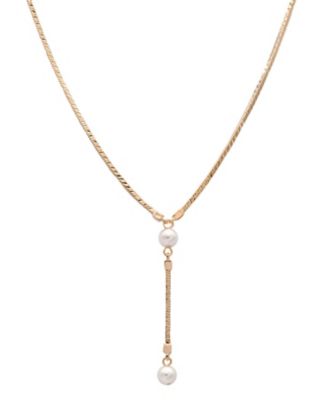 ＜Grosse (Women)＞Ｔｒｅｓｏｒ２０２１　ダブルモチーフネックレス　ゴールド
