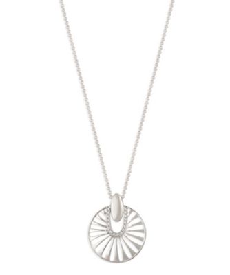 ＜Grosse (Women)＞Ｌｕｍｉｅｒｅ　ロングペンダント　プラチナカラー