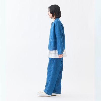 通路真横★阪神VS DeNA 8/30(水) ブリーズ8段 2枚 プレゼントデー 8OZデニム スタンドカラージャケット | GRANDMA MAMA