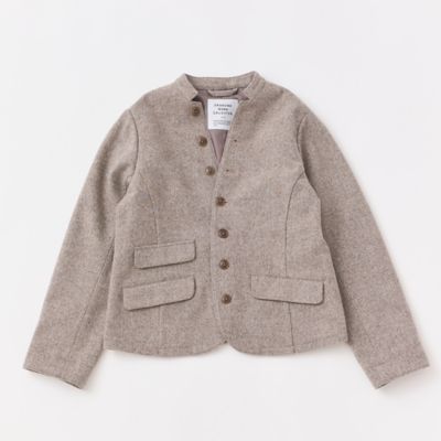 ネコアシツイードスタンドテーラードジャケット | GRANDMA MAMA