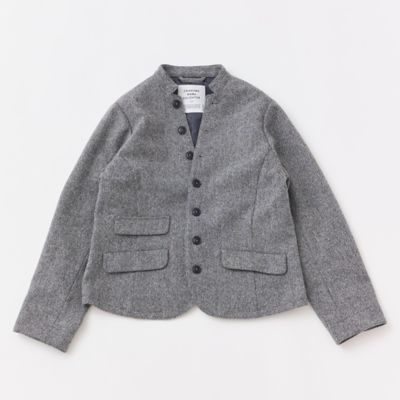 GRANDMA MAMA DAUGHTER (Women)/グランマ ママ ドーター ネコアシツイードスタンドテーラードジャケット 203GRAY コート・ジャケット【三越伊勢丹/公式】